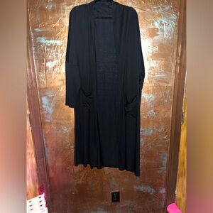 Black Long Sleeve Shawl